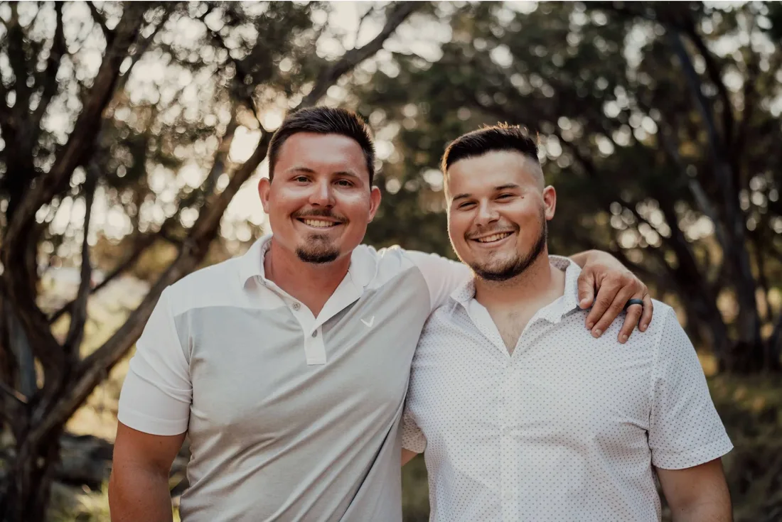 Tyler and Cory Singer, the brothers who founded Singer Services