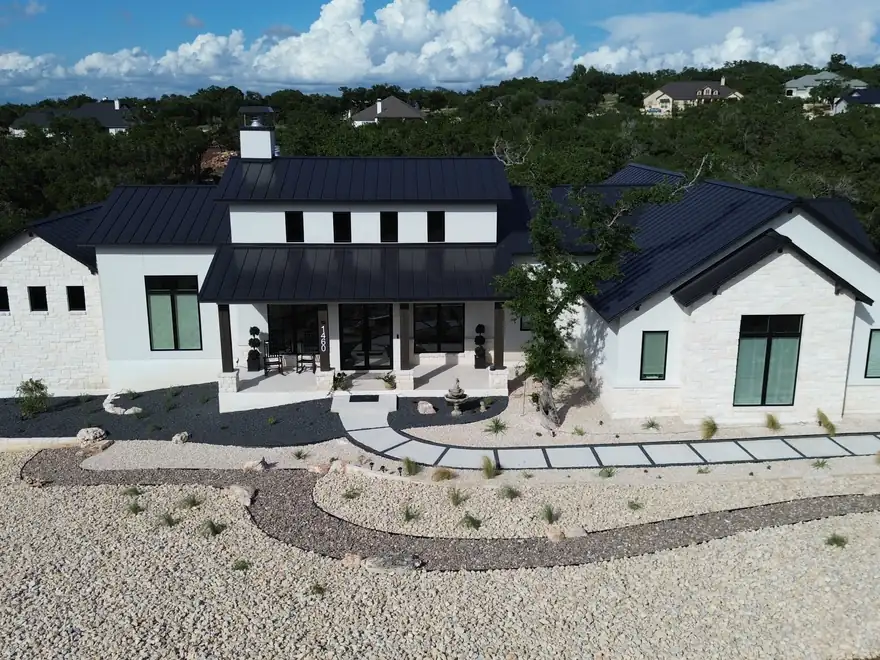 Aerial view of a finished New Braunfels property